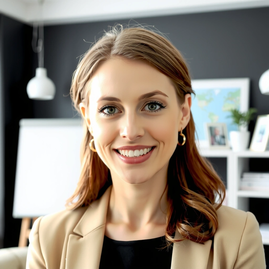 Porträt einer freundlichen Ernährungsberaterin